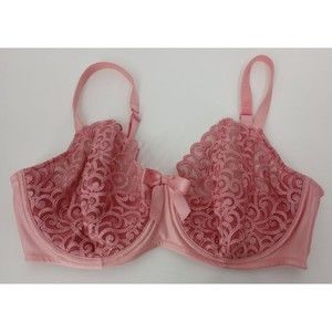 Victoria’s Secret Stunning Pink Soft Lace Underwire Bra 36DD